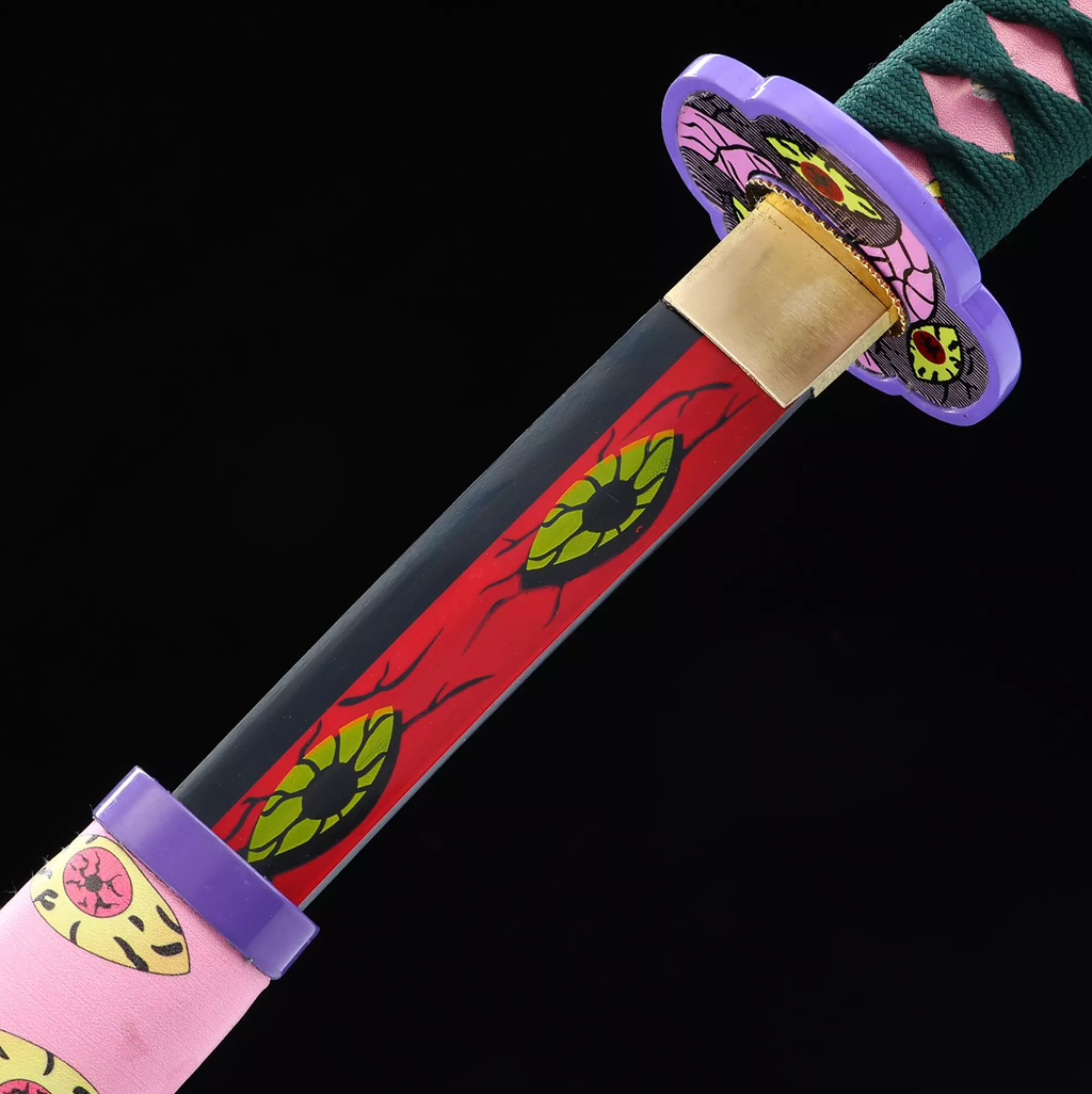 Kokushibo-Schwert, Demon Slayer-Schwert, Kimetsu no Yaiba-Schwert – Nichirin-Schwert, Cosplay-Katana-Anime-Schwert