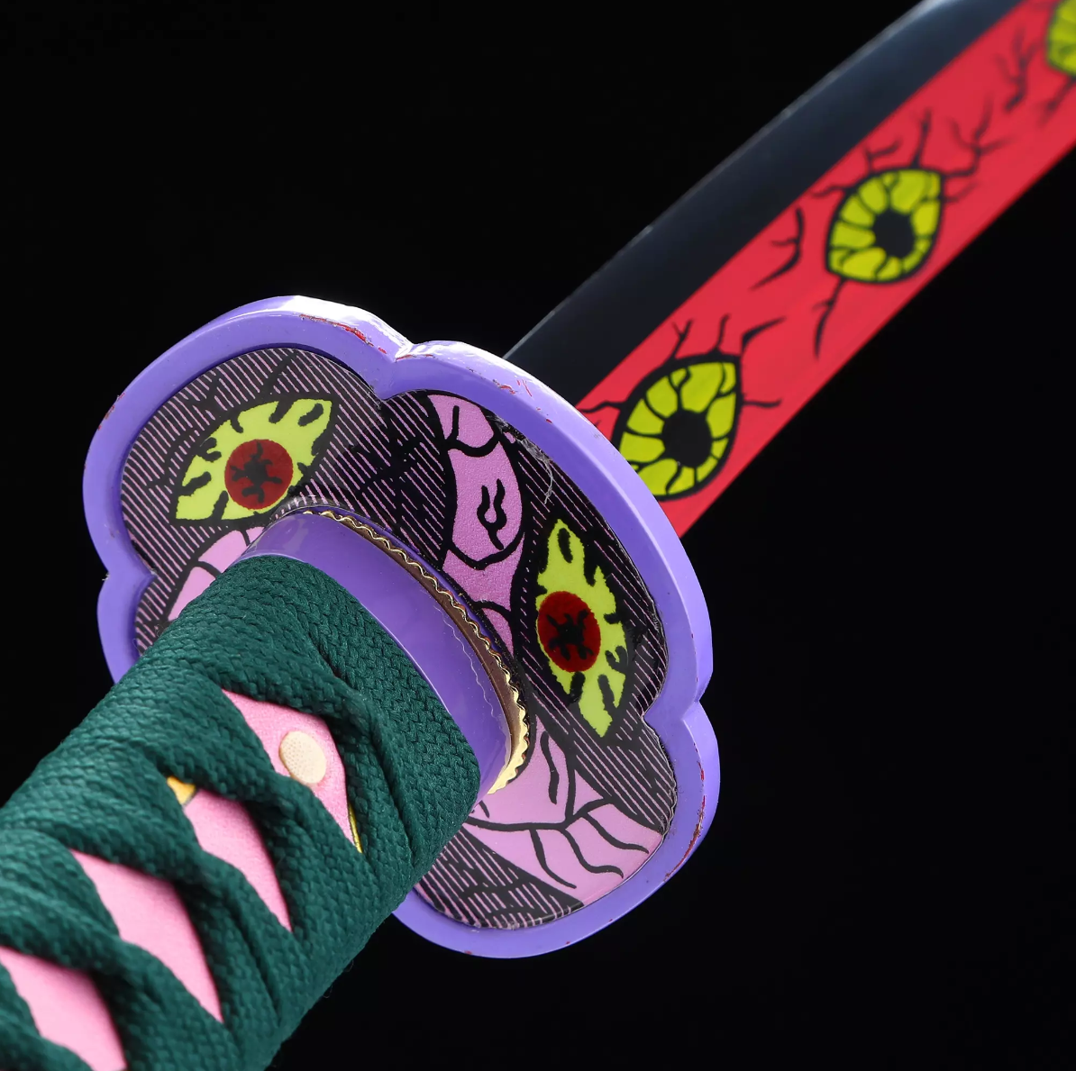 Kokushibo-Schwert, Demon Slayer-Schwert, Kimetsu no Yaiba-Schwert – Nichirin-Schwert, Cosplay-Katana-Anime-Schwert
