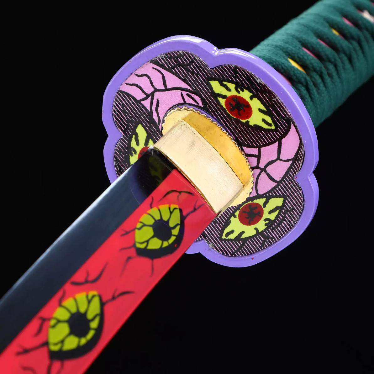 Kokushibo-Schwert, Demon Slayer-Schwert, Kimetsu no Yaiba-Schwert – Nichirin-Schwert, Cosplay-Katana-Anime-Schwert